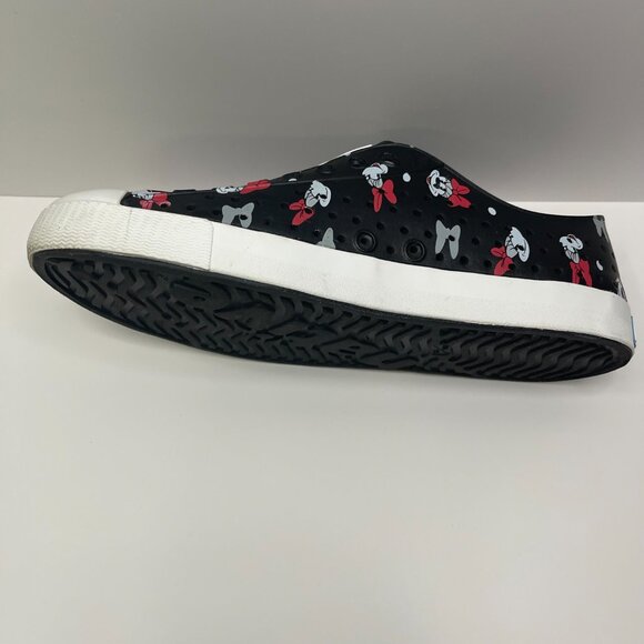 Disney Black Native X Minnie Mouse Rubber Shoes Womens‎ 8/Mens 6 - Picture 3 of 8
